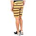 Bermuda Con Pantalone Dritto Basso Con Taglio E Passanti Per Cintura Lmbg01 Uomo - Foto miniatura 3
