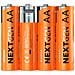 Confezione Da 4 Batterie Aa Ricaricabili Con Porta Usb-c, Collezione Nextgen, Con Cavo, Arancione - Foto miniatura 1