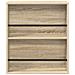 Scaffale per riviste Rovere Sonoma 60 x 12 x 70 cm - Foto miniatura 5