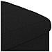 Pouf contenitore con cuscino Nero 40 x 40 x 45 cm Tessuto - Foto miniatura 7