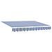 Tenda retrattile manuale con LED Blu e Bianco 3,5 x 2 m - Foto miniatura 5