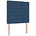 Letto a molle con materasso Blu 190 x 90 cm Tessuto - Foto miniatura 4