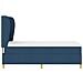 Letto a molle con materasso Blu 190 x 90 cm Tessuto - Foto miniatura 8