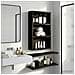 Armadio da bagno a muro Rovere Nero 30 x 10 x 50 cm - Foto miniatura 5