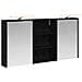 Set di Armadi da Bagno con lo scaffale 3 pcs 126 x 16 x 62.5 cm - Foto miniatura 1