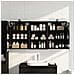 Set di Armadi da Bagno con lo scaffale 3 pcs 126 x 16 x 62.5 cm - Foto miniatura 4
