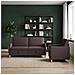Set di Divani con Storage 2 pcs Marrone Scuro Poliestere - Foto miniatura 3