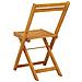 Sedie da giardino pieghevoli 4 pcs Naturale 40 x 53 x 80 cm - Foto miniatura 7