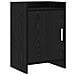 Comodini Rovere Nero 40 x 30 x 60 cm Legno ingegnerizzato - Foto miniatura 1