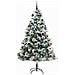 Albero di Natale artificiale Verde e bianco 240 cm - Foto miniatura 4