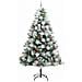 Albero di Natale artificiale Verde e bianco 240 cm - Foto miniatura 5