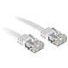 Cavo di Rete Flat U / UTP Cat6 Bianco 3m - Foto miniatura 2