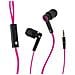 Hi-EarPhone Auricolare con cavo piatto e Microfono - Rosa - Foto miniatura 1
