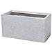 Vaso Rettangolare Bianco Da Esterno 60 X 29 X 30 Cm Myra - Foto miniatura 1