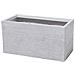 Vaso Rettangolare Bianco Da Esterno 60 X 29 X 30 Cm Myra - Foto miniatura 20