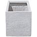 Vaso Rettangolare Bianco Da Esterno 60 X 29 X 30 Cm Myra - Foto miniatura 16