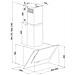 Cappa a Parete 324310 Filtrante da 60 cm Colore Acciaio Inox / Vetro Nero - Foto miniatura 3