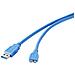 Cavo Usb - Da Usb Tipo A (m) Dritto A Micro-usb Tipo B (m) Dritto - Usb 3.0 - 5 V - 09 A - 1 M - Rotondo - B - Foto miniatura 1