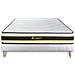 Kit Rete E Materasso Matrimoniale Flexy 160x190cm - Spessore : 22cm - Molle Insacchettate E Memory Foam - Rigido - Foto miniatura 1