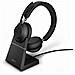 Evolve2 65 Cuffia Stereo Padiglione Auricolare Bluetooth con Microfono Integrato Colore Nero  - Foto miniatura 1