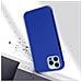 Cover Iphone 13 Pro Retro Rigido E Fronte Flessibile - Blu - Foto miniatura 2