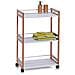 Carrello Bagno Bamboo, Libreria - 3 Livelli, - Foto miniatura 2