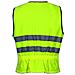 Gilet Alta Visibilita' Cartarinfrangnete Giallo Omologato Moto Auto Fluo S - Foto miniatura 2