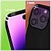 Cover Per Iphone 14 Pro Ibrida Semirigida Sottile Leggera Nera - Foto miniatura 3