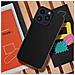 Cover Per Iphone 14 Pro Ibrida Semirigida Sottile Leggera Nera - Foto miniatura 4
