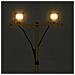 Faretto A Led Con Treppiede 2x10 W Bianco Caldo - Foto miniatura 2