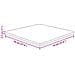 Piano Tavolo Quadrato Marrone Chiaro 70x70x2,5 Rovere Trattato - Foto miniatura 4