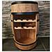 Cantinetta In Legno, Barile In Legno, Da 80 Cm Di Altezza, Botte Di Vino, Scaffale Per Bottiglie Di Alcol, Portabottiglie In Legno (rovere)  - Foto miniatura 3