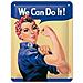We Can Do It Tin Sign 15x20 Cm - Foto miniatura 1