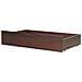 Set Di 2 Cassetti Contenitori Per Letto Legno Di Pino Rumilly Marrone Scuro - Foto miniatura 7