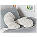 Set Di 2 Cuscini Snowdrop Cotone 40 X 25 Cm Bianco - Foto miniatura 1