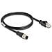 Cavo M12 codificato D a 4 pin maschio per RJ45 maschio PVC 1 m - Foto miniatura 1