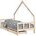Giroletto Bambini con Cassetti 90x200 cm Legno Massello di Pino - Foto miniatura 2