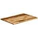Piano Tavolo Bordi Vivi 80x60x3,8cm Legno Massello Mango Grezzo - Foto miniatura 2