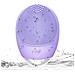 Spazzola Per La Pulizia Del Viso, Scrubber Elettrico Per Il Viso Impermeabile In Silicone Morbido 3 In 1, Spazzola Per Il Viso Vibrante Sonica Impermeabile Ipx7 Ricaricabile Tramite Usb Per Pulizia Profonda, Esfoliante Delicato E Massaggio - Viola - Foto miniatura 1