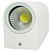 Applique Doppio Led 10w Bianco Lampada Luce Fredda Parete Up Down Faro Esterno - Foto miniatura 2