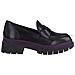 Black Casual Closed Loafers Mocassino Sintetico E Tessile Scarpe Donna Nero Eu 40, 1-24702-29 026 - Foto miniatura 1