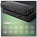 HMC-U4 replicatore di porte e docking station per laptop Cablato USB4 Nero - Foto miniatura 4