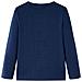 Maglietta Bambino Maniche Lunghe Blu Marino Mélange 128 - Foto miniatura 2