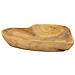 Vassoio Cuore 18 - Marrone - Legno - 27x29x4 Cm - Foto miniatura 1