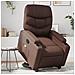 Poltrona Alzapersona Reclinabile Massaggio Marrone Similpelle - Foto miniatura 2