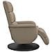 Poltrona Reclinabile con Poggiapiedi Cappuccino in Similpelle - Foto miniatura 4