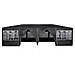 Tenda da Festa con 12 Pareti Laterali Antracite 8x4 m PE - Foto miniatura 3