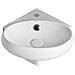 Lavabo Sospeso Ad Angolo 38x36 Cm Modello Ln57 - Bianco - Foto miniatura 2