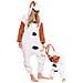 Pigiama Da Donna Tuta Kigurumi Costume Onesie Pupazzo Di Neve Olaf 155-165 Cm M - Foto miniatura 7
