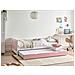 Letto Estraibile Legno Di Pino Gravelines 90 X 200 Cm Rosa - Foto miniatura 1